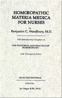 Homoeopathic Materia Medica for Nurses